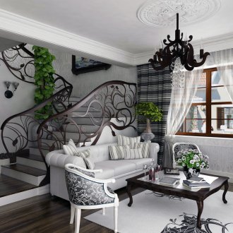 Необичайно стълбище в стил Арт Нуво