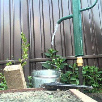 Абисински кладенец в градината