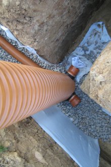 Монтаж на дренажен канал