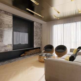 Ниша на тавана за лампи