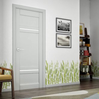 Сива пвх врата