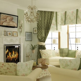 Green Polka Dot Curtains