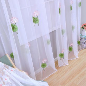 Green Printed Curtains