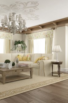 Уютна всекидневна в стил Прованс