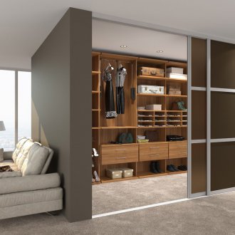 Кафяви врати за килер