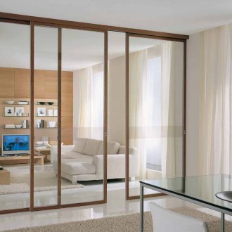 Шарнирни стъклени врати