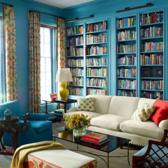 Модерни цветни завеси