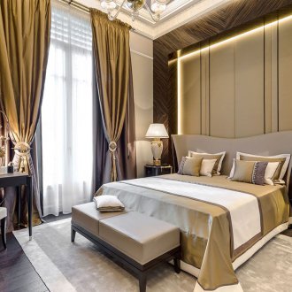 Модерни брокатени завеси