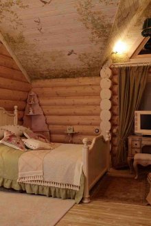 Спалня в руски селски стил