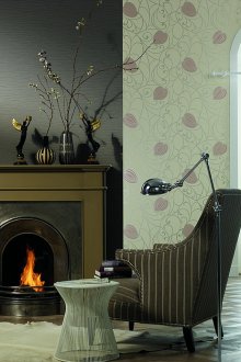 Зелен тапет в хола