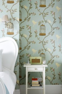 Прованс зелен тапет