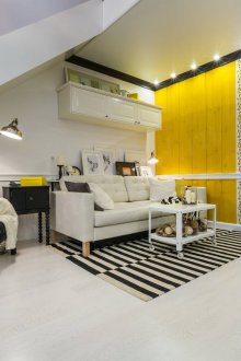 Жълт дървен тапет