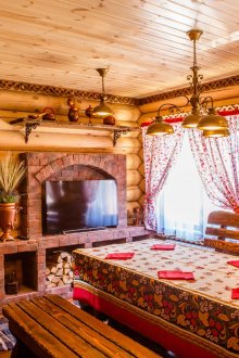 Трапезария в руски селски стил