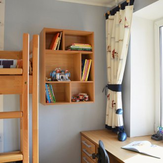 Къси завеси в детската стая