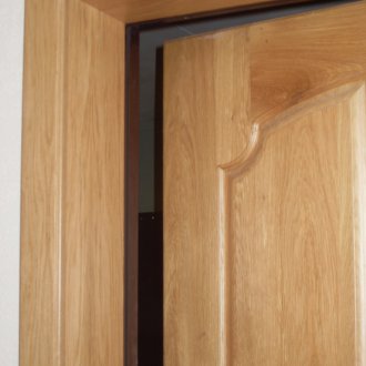 Склонове от ламинат на врата