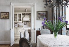 White kitchen door