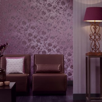 Лилав тапет от копринен екран