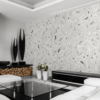 Сив тапет с модел