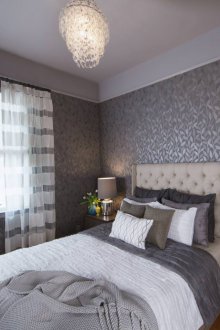 Копринен екран сив тапет