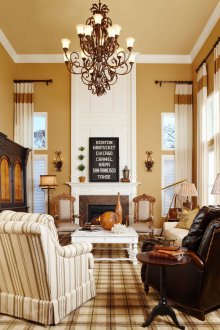 Бронзов прът завеси