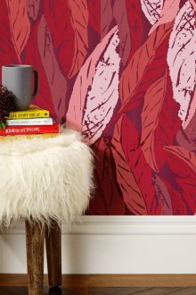 Бордо тапет в стил Арт Нуво