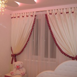 Завеси с ръбове за момичета