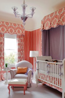 Завеси с шарки за момичета