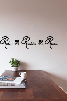 Надпис с красив шрифт в интериора