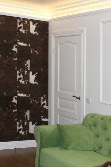 Тапет под кожата във всекидневната