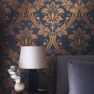 Безшевен тапет с декор