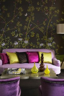 Безшевен тапет с щампа