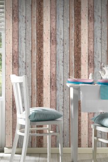 Тапет под дървото в кухнята