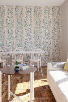 Вандалоустойчив тапет със син модел