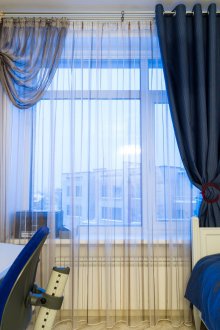 Завеси за стаята на момчето в морски стил