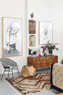 Interesting colors in the style of boho