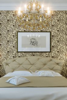 Златен тапет в класически стил