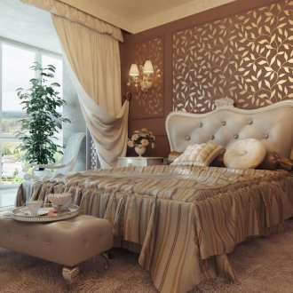 Кафяво-златисти тапети