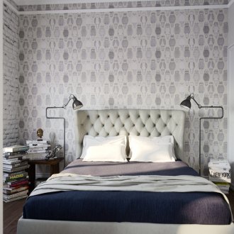 Таванско таванско помещение с модел