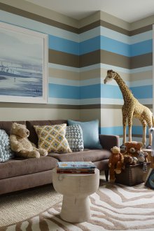 Кафяви и сини тапети