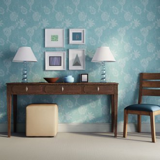 Син тапет Пейсли