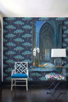 Син тапет за печат