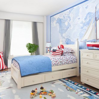 Син тапет за момче