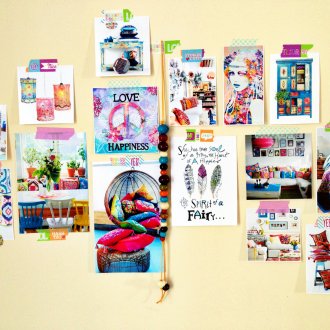 Boho style wall posters