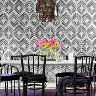 식당에서 그림이있는 배경 화면