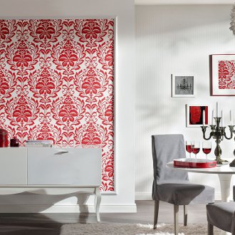 Бял и червен тапет