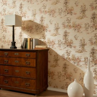 베이지색 벽지 디자인