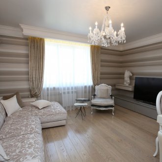 베이지색 부드러운 벽지.