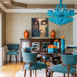 다크 베이지 벽지