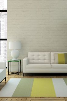 Плътен бял тапет под камъка