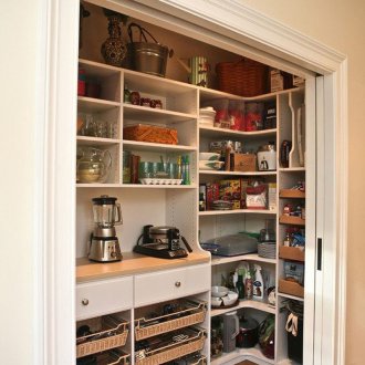 Вграден шкаф за кухнята